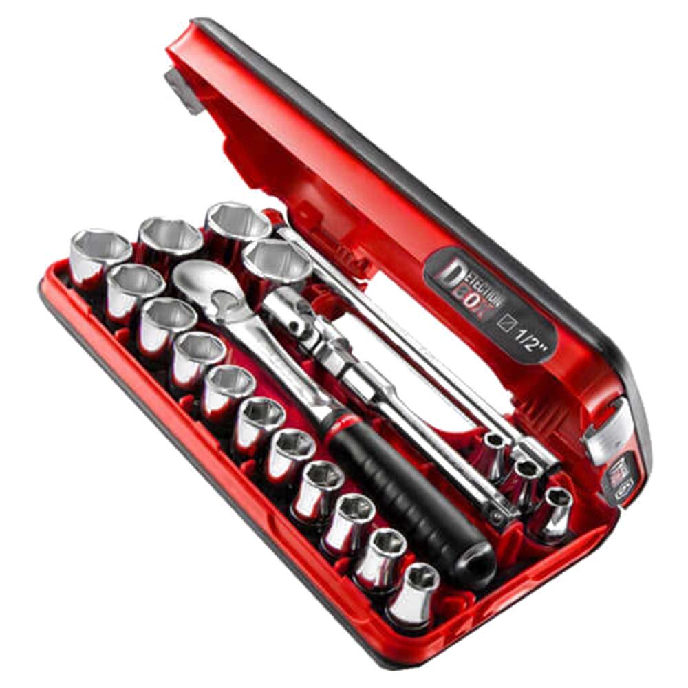 Image of Facom 21 Piece 1/2&quot; Square Drive NANO Socket Set Metric