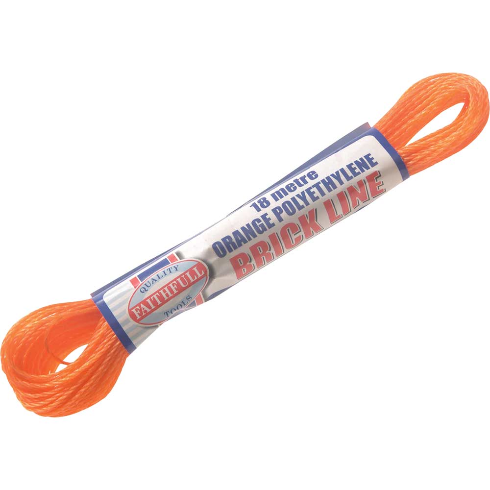 Image of Faithfull 300 (Box12) Orange Poly Brick Line 18M