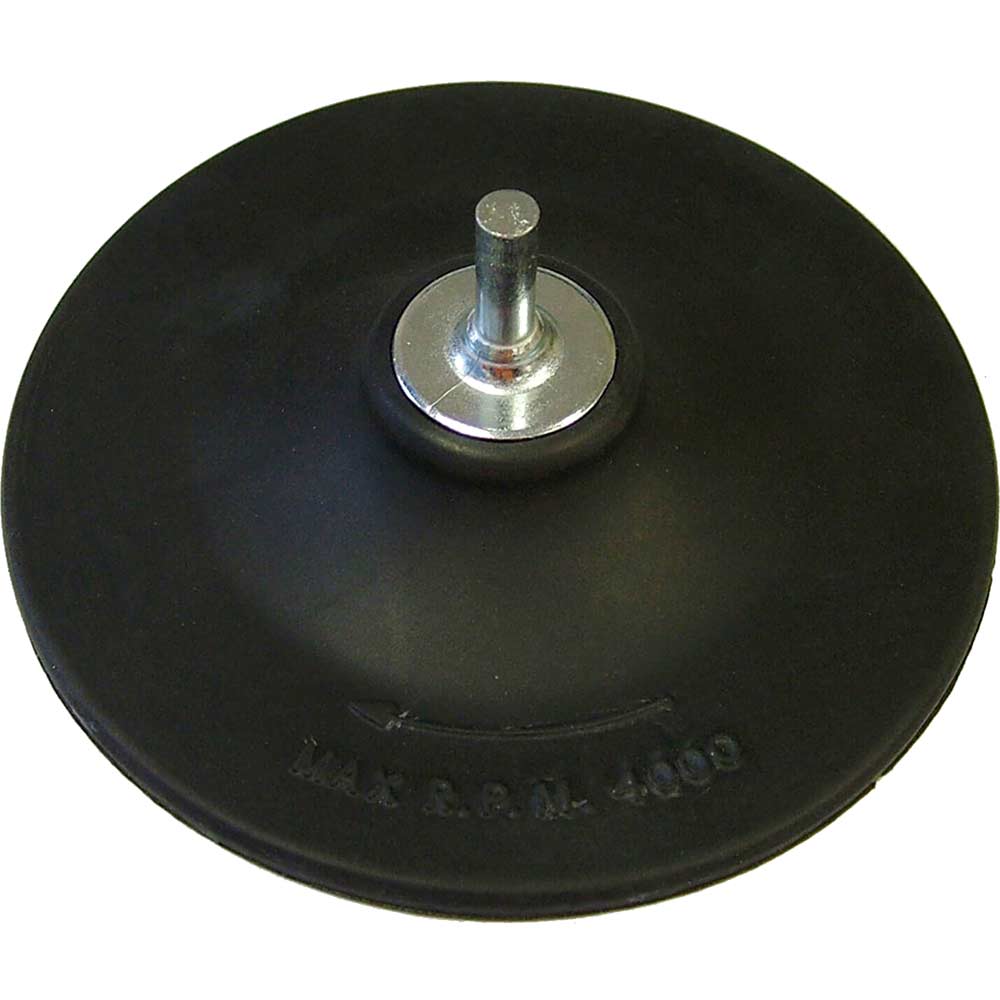Faithfull Backing Pad 125mm with Shank