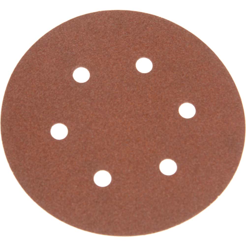 Faithfull H & L Sanding Disc 150mm Did3 x 5 Crse