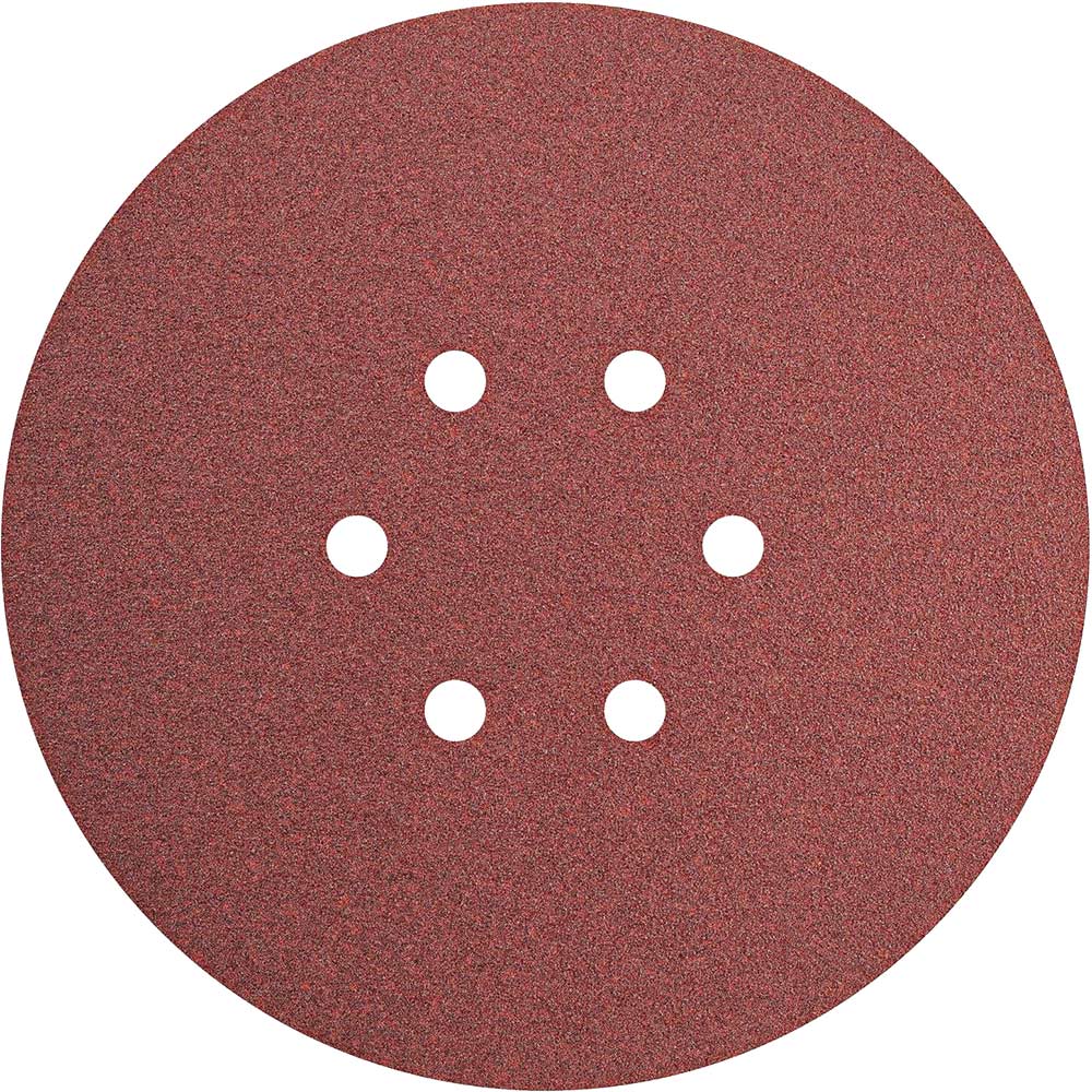 Faithfull Hook & Loop Sanding Disc 150mm P240 Pack of 5