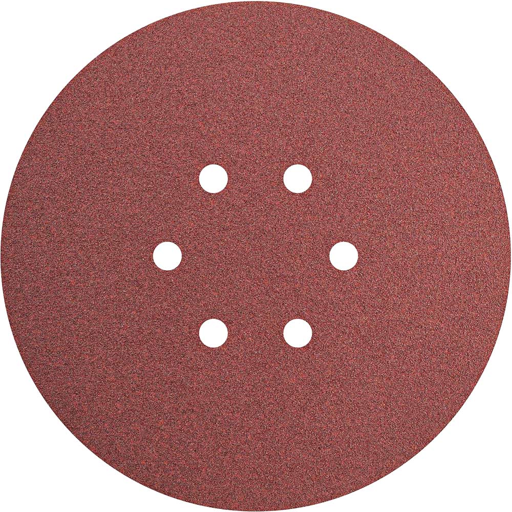 Faithfull Hook & Loop Sanding Disc 150mm P240 Pack of 5