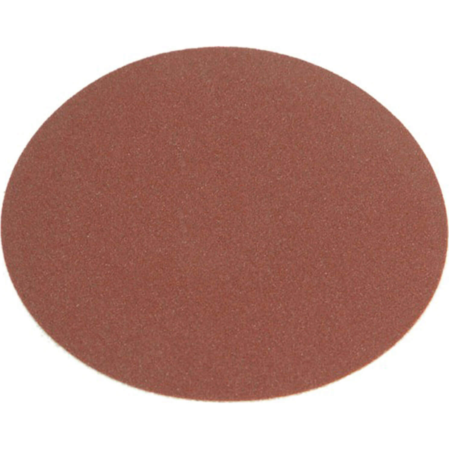 Faithfull Red Pressure Sensitive Self Adhesive 150mm Abrasive Discs Assorted Grit Pack of 5