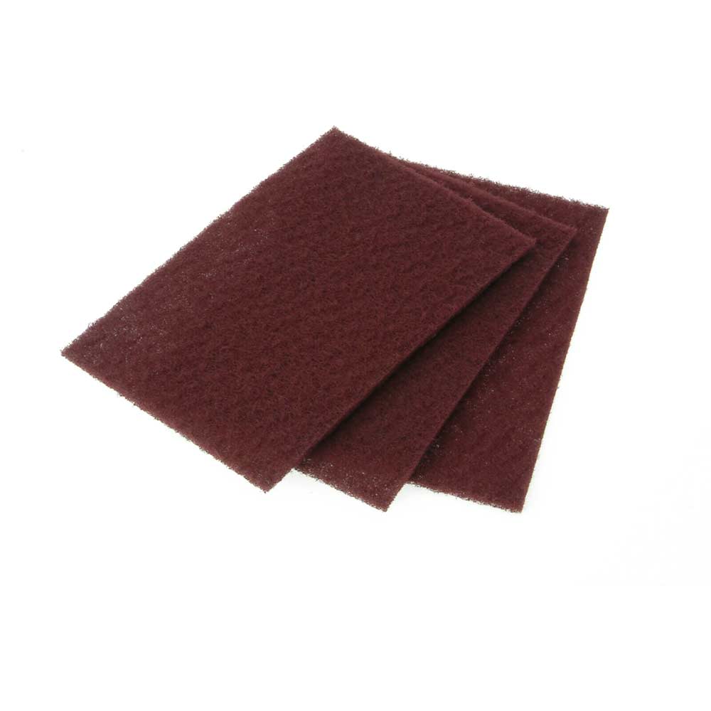 Image of Faithfull Hand Pad Maroon 230X150mm Very Fine S x 10