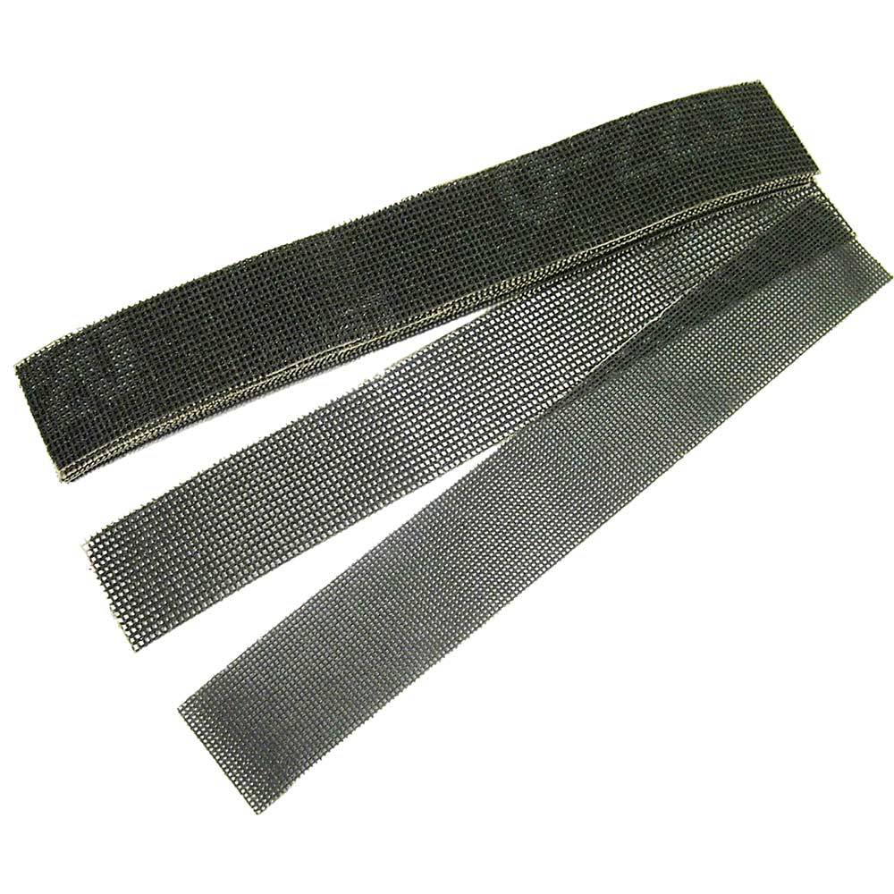 Faithfull Mesh Plumbing Strips 38mm x 250mm Assorted Grit Pack of 10
