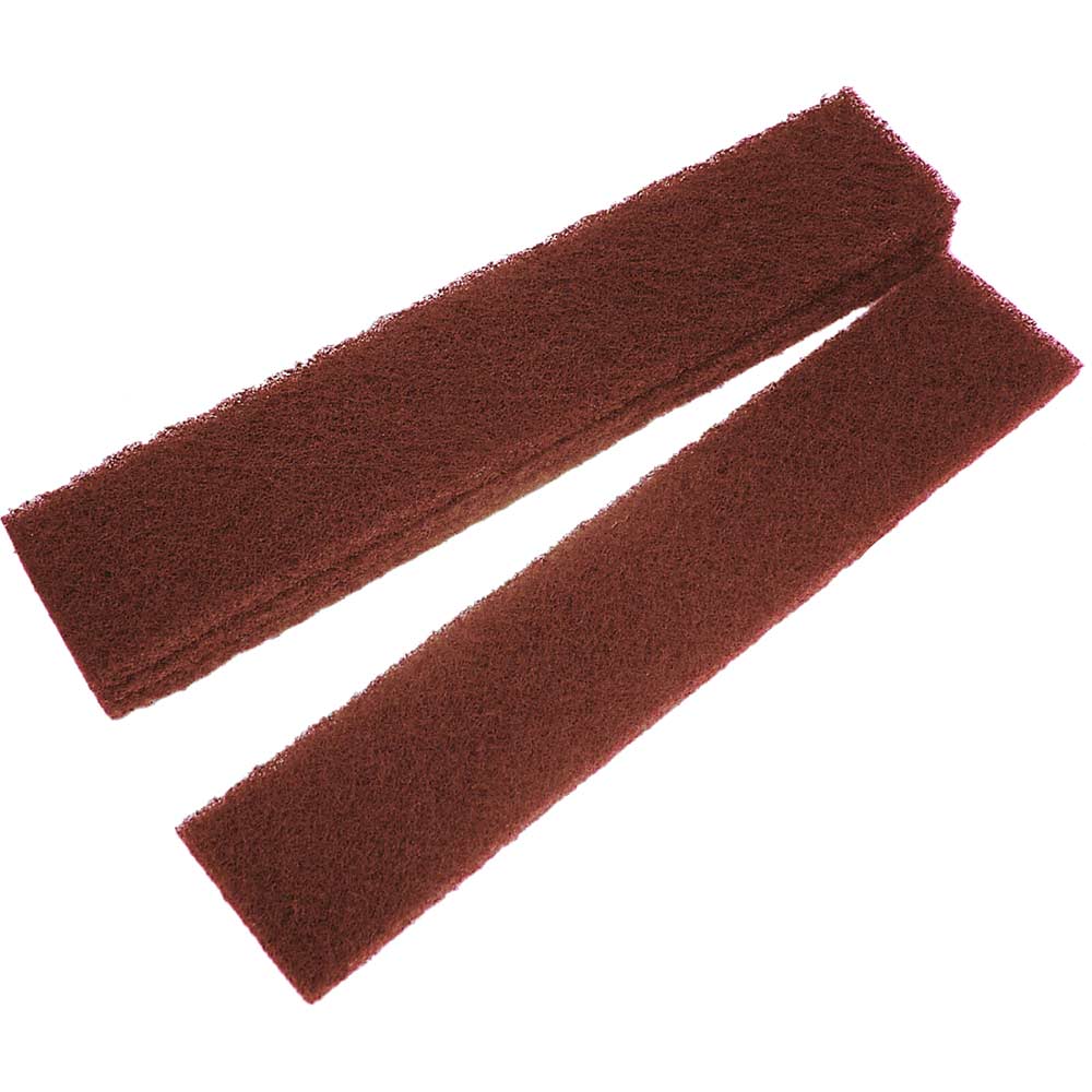 Faithfull Abrasive Plumbing Strips Maroon 50mm x 250 mm Pack of 6