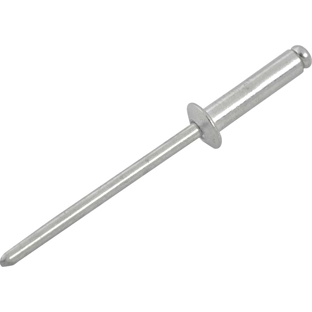 Faithfull Aluminium Pop Rivets 3mm x 12mm Long Pack of 100