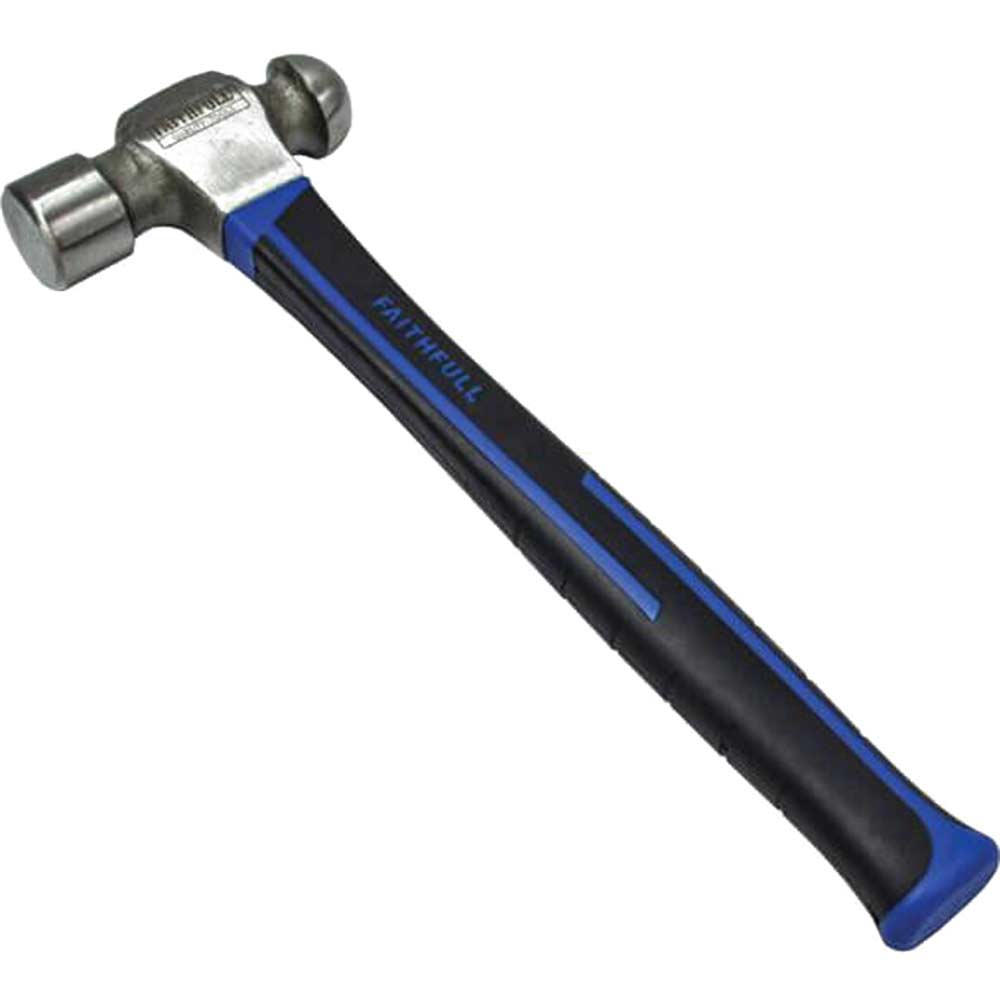 Image of Faithfull Ball Pein Hammer with Fibre Glass Shaft 908g / 32oz