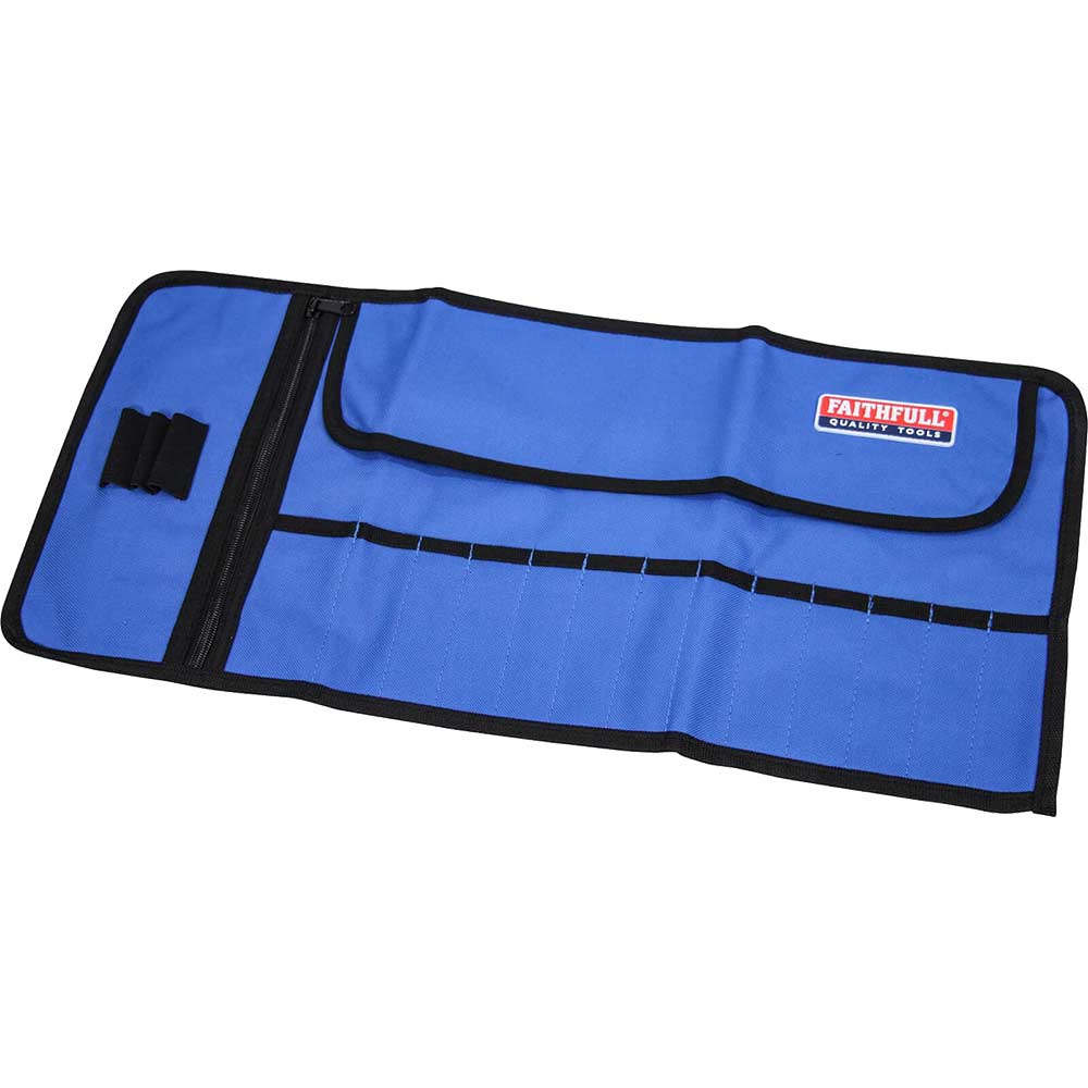 Faithfull 13 Pocket Drill Bit Storage Roll