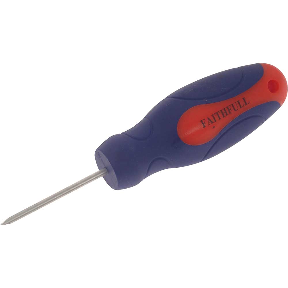Faithfull Soft Grip Round Chisel Point Bradawl