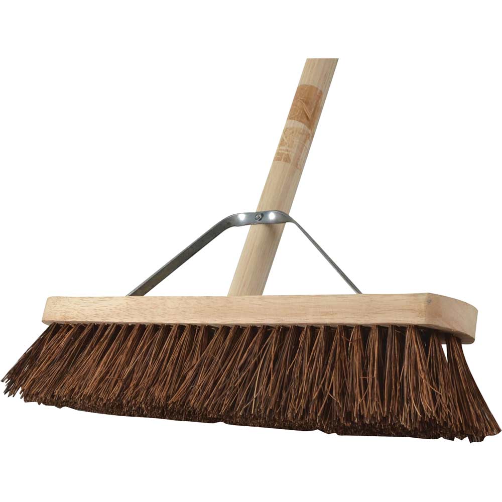 Faithfull Stiff Bassine Broom 18" + Handle & Stay