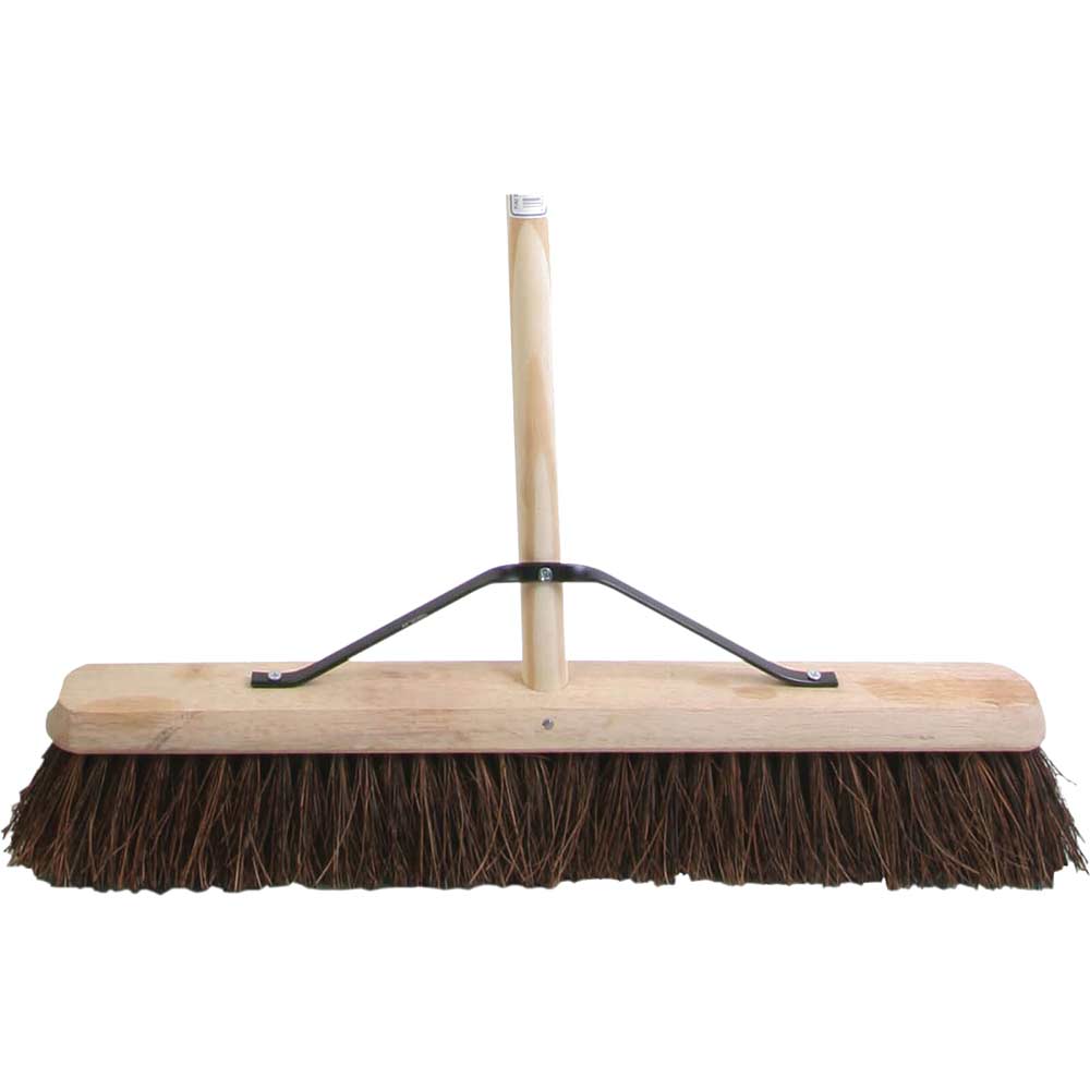 Faithfull Stiff Bassine Broom 24" + Handle & Stay
