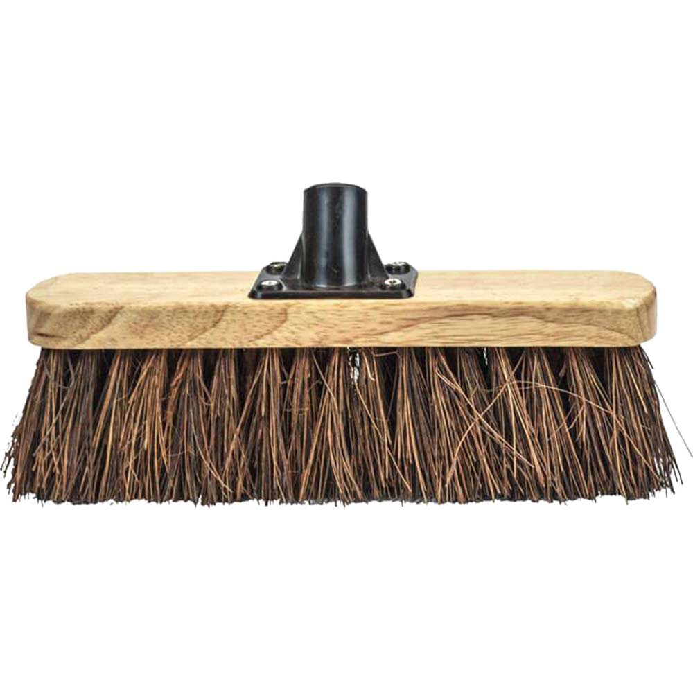 Faithfull Bassine Broom Head Varnished 300mm / 12" with Threaded Socket