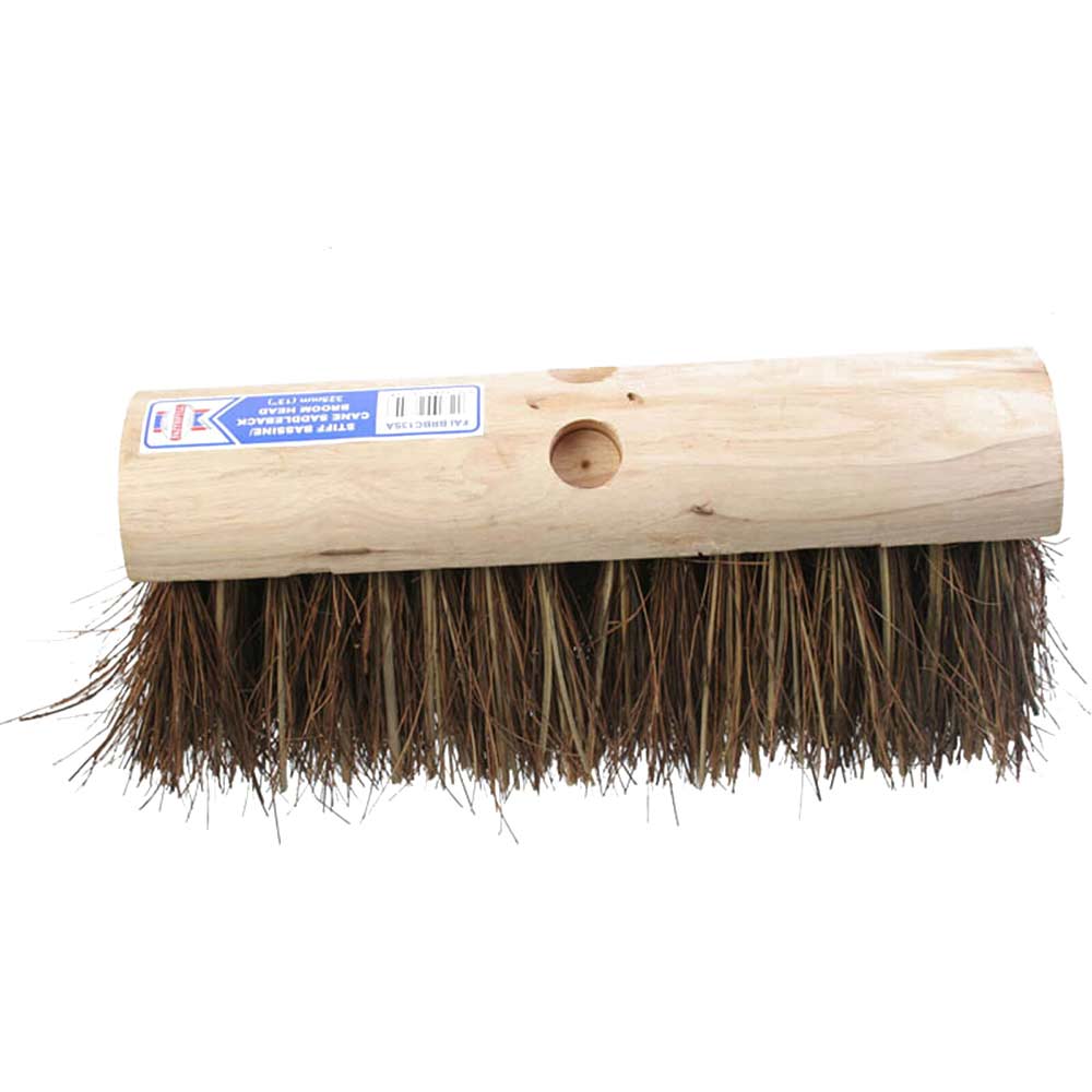 Faithfull Stiff Bass / Cane Saddleback Broom Head 13"