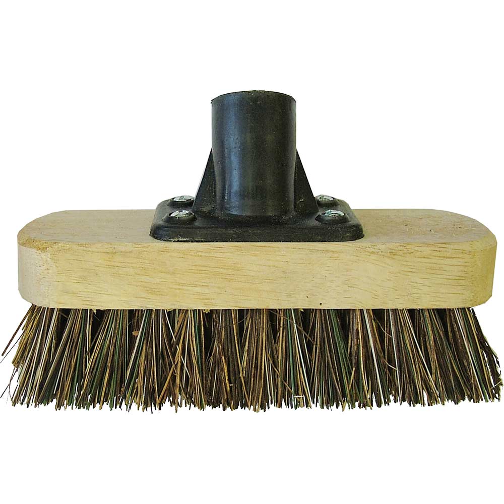 Faithfull Deck Scrub Broom Head 175mm / 7" with Threaded Socket
