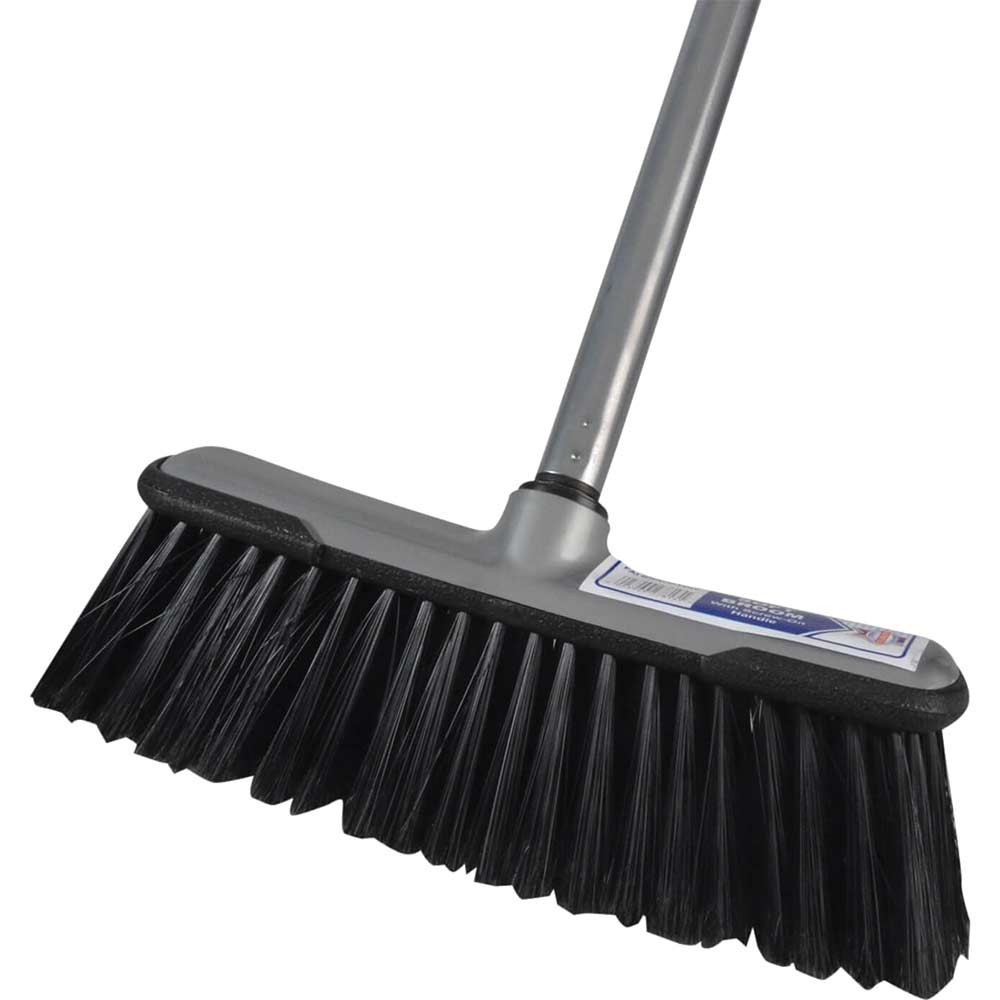 Faithfull Soft Broom 12" with 48" Screw On Handle