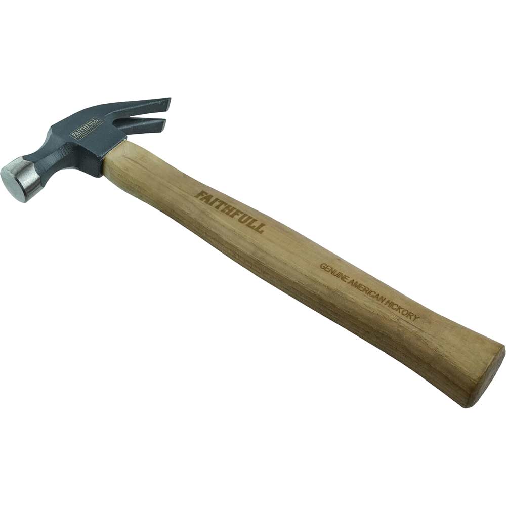 Faithfull Hickory Claw Hammer 16Oz