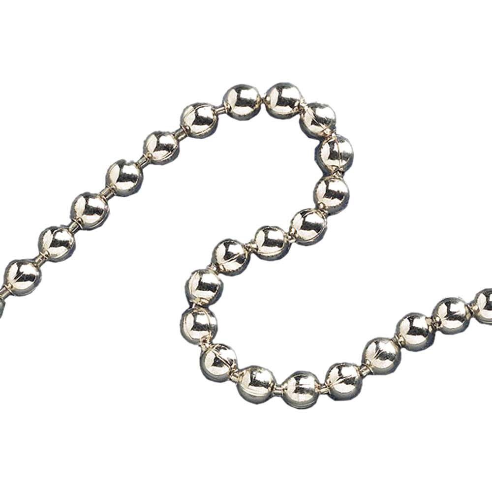 Image of Faithfull Chrome Ball Chain 3.2mm x 10m