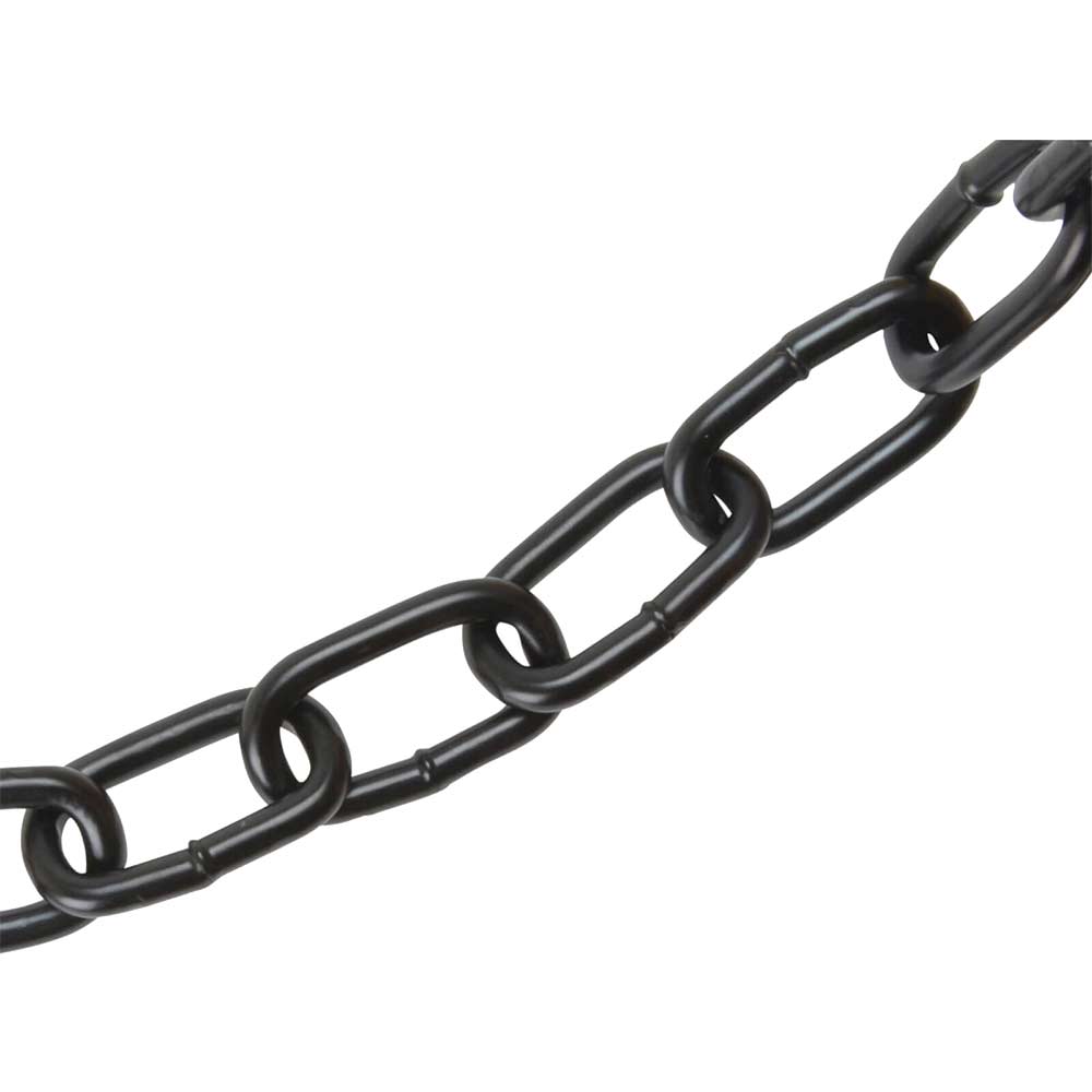 Faithfull 6mm x 10 Metre Metal Chain 250kg Max Load Black Japanned