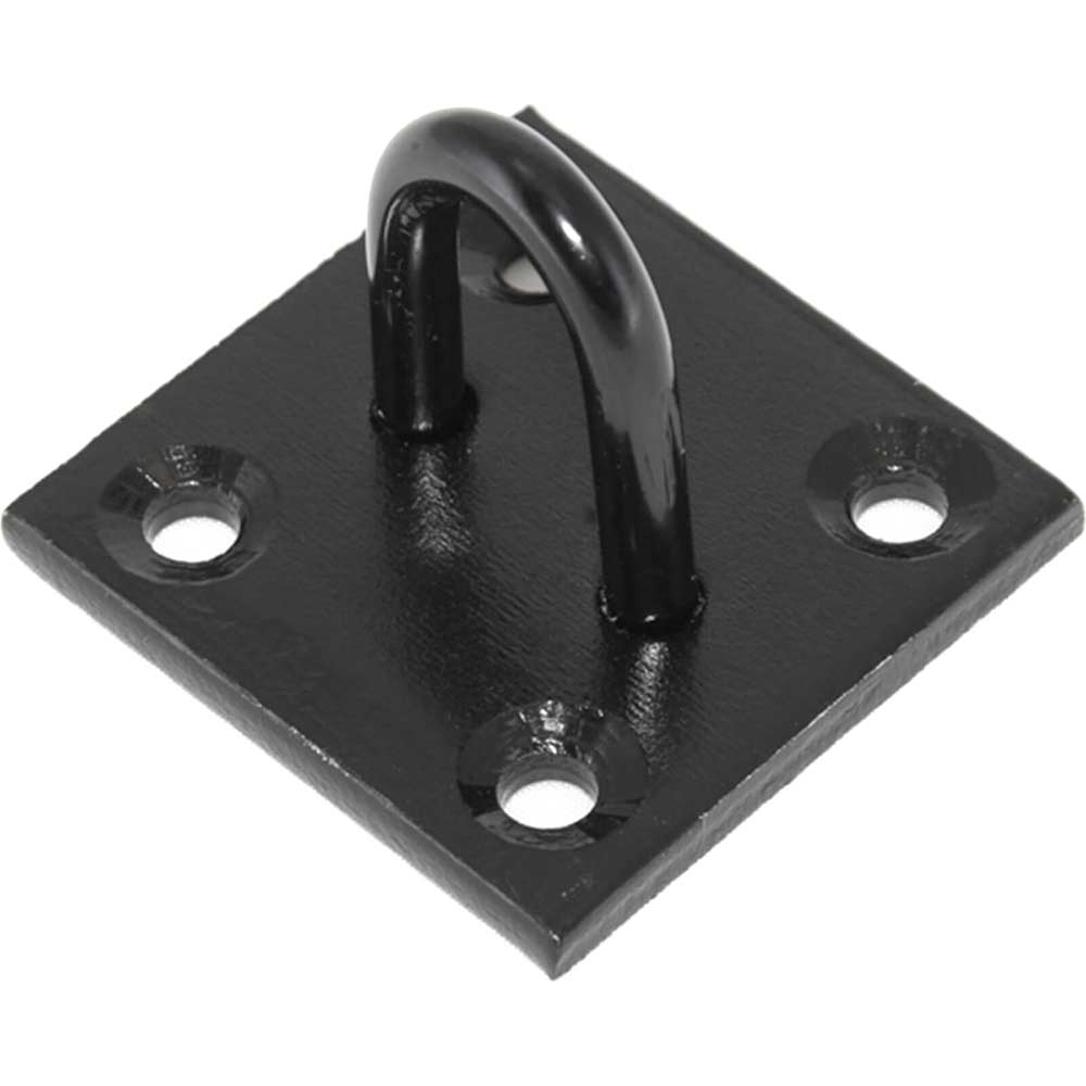 Faithfull Ceiling or Wall Staple On Plate Black Japanned