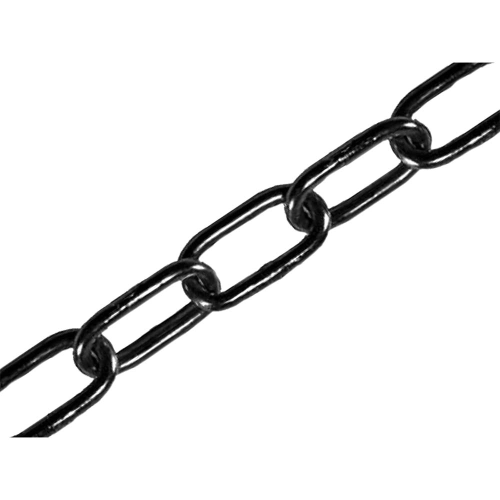 Faithfull Black Japanned Chain 5mm x 2.5 Metre