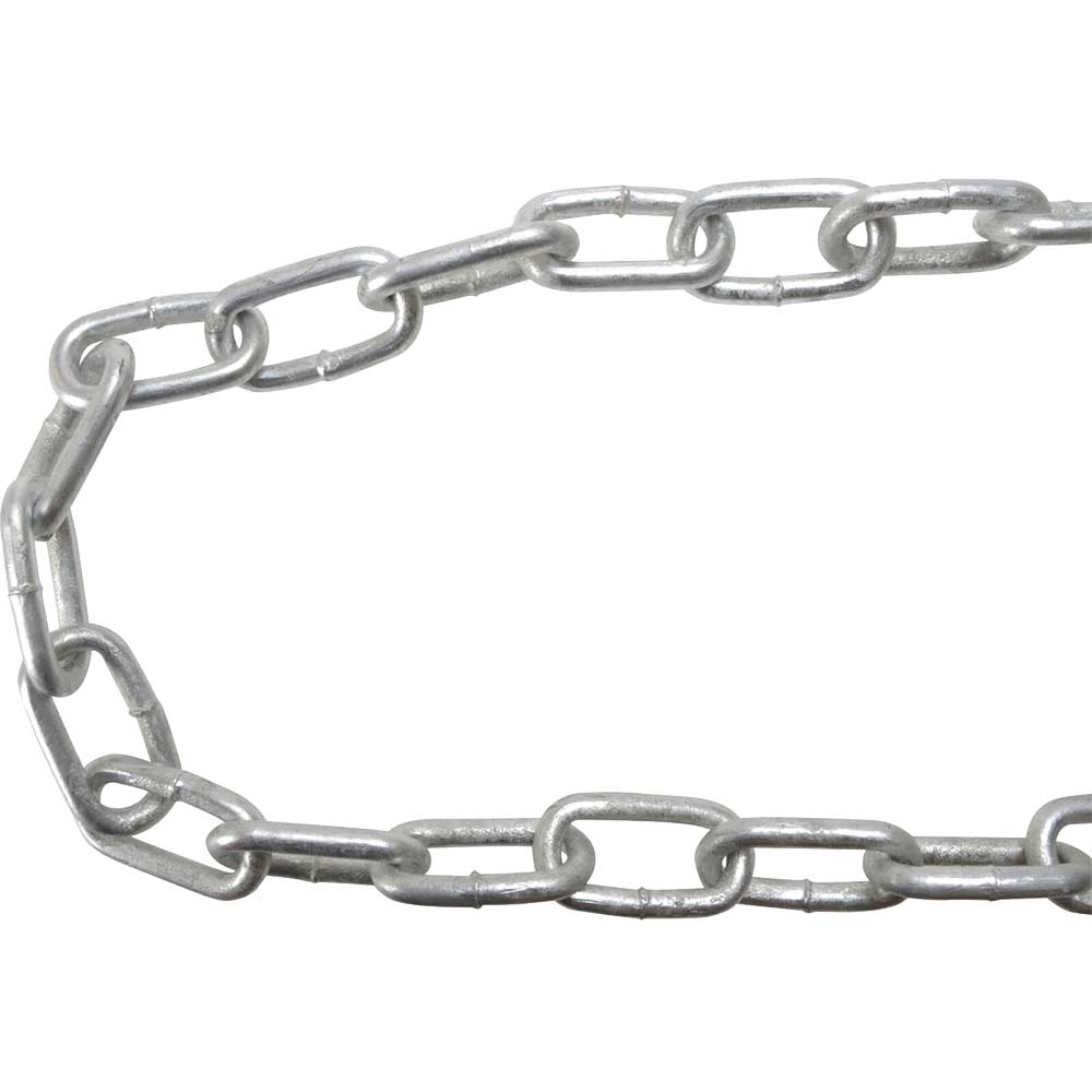 Faithfull 15 Metre Galvanised Chain 6 x 33mm Links 250Kg Max Load