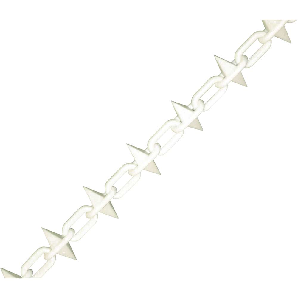Faithfull Plastic Chain 6mm x 12.5 Metre White