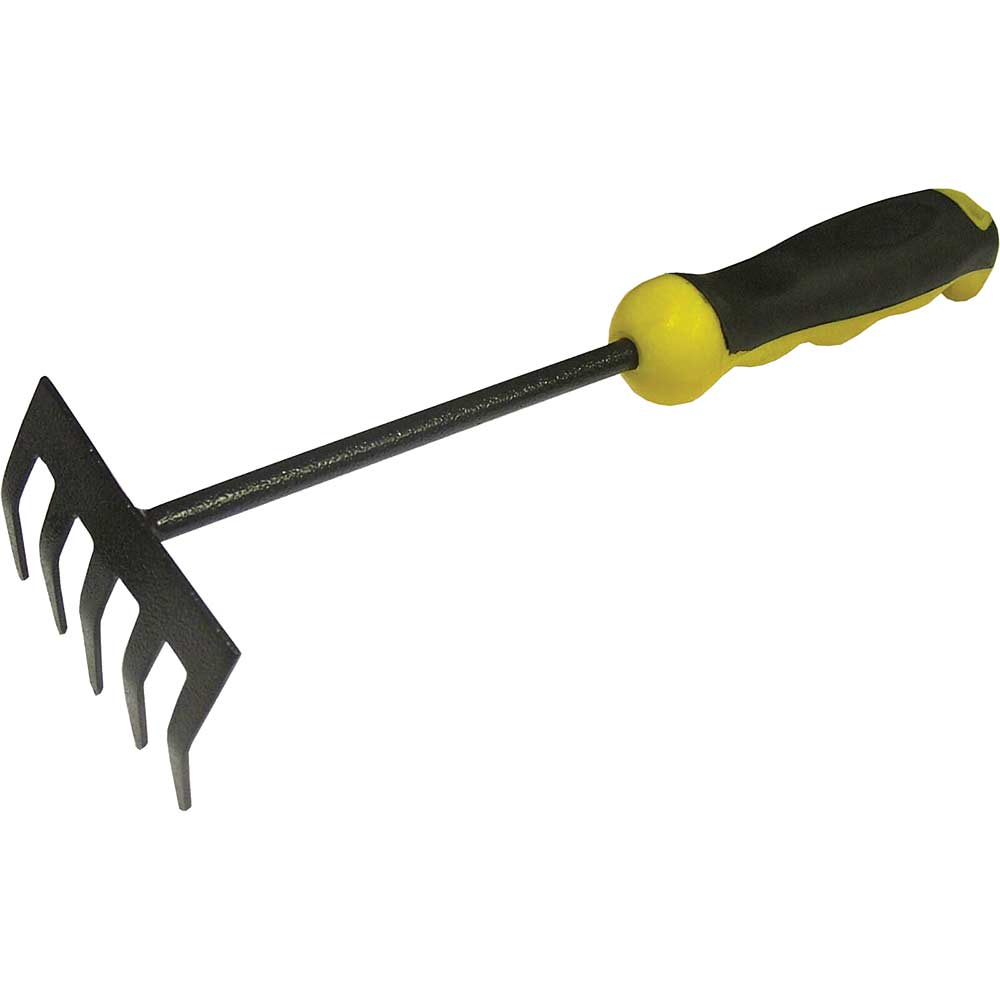 Faithfull 5 Prong Hand Drag Rake with Soft Grip