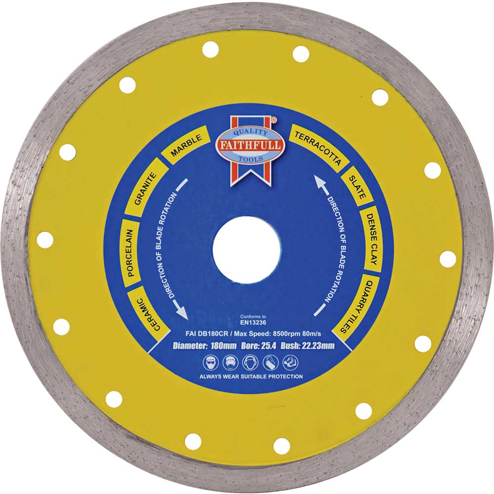 Faithfull Red C/R Dia Blade 115mm x 22/16mm