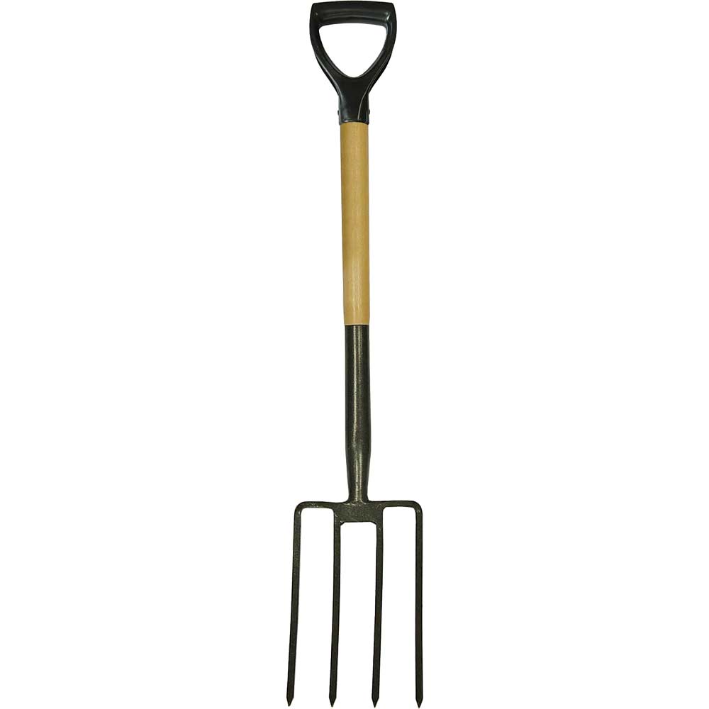 Faithfull Economy Garden Digging Fork D Handle