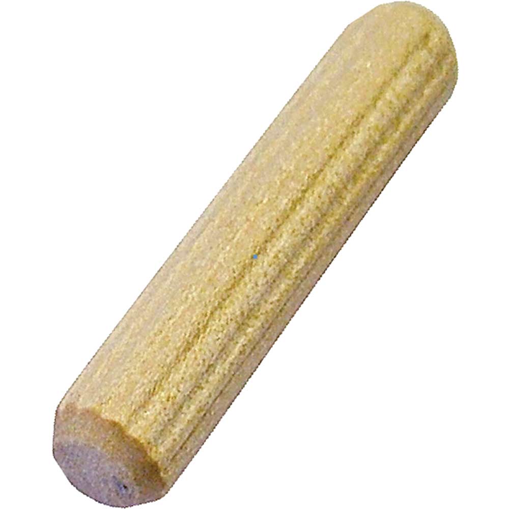 Faithfull Wood Dowels Fluted 40 x 8mm Pack of 50