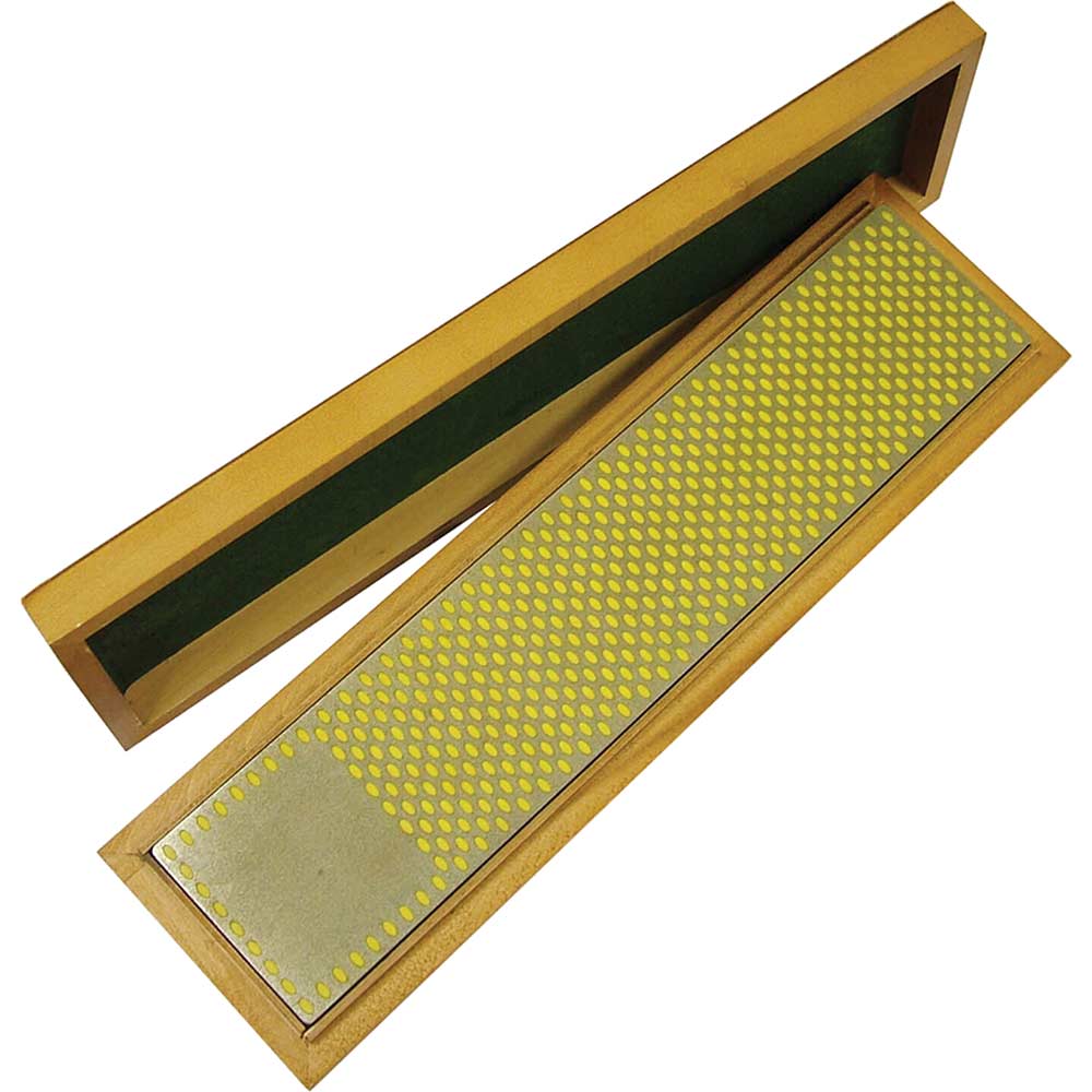 Image of Faithfull Diamond Bench Whetstone 300 x 65mm 300 Grit Coarse