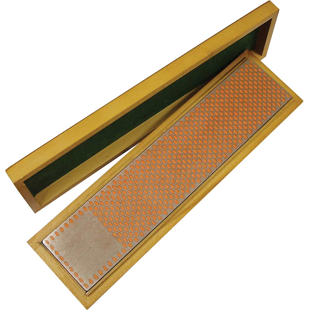 Image of Faithfull Diamond Bench Stone 300 x 65mm 1000 Grit Very Fine
