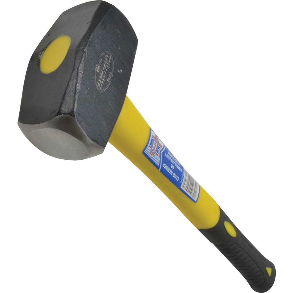 Image of Faithfull Long Shaft Fibreglass Club Hammer 4Lb