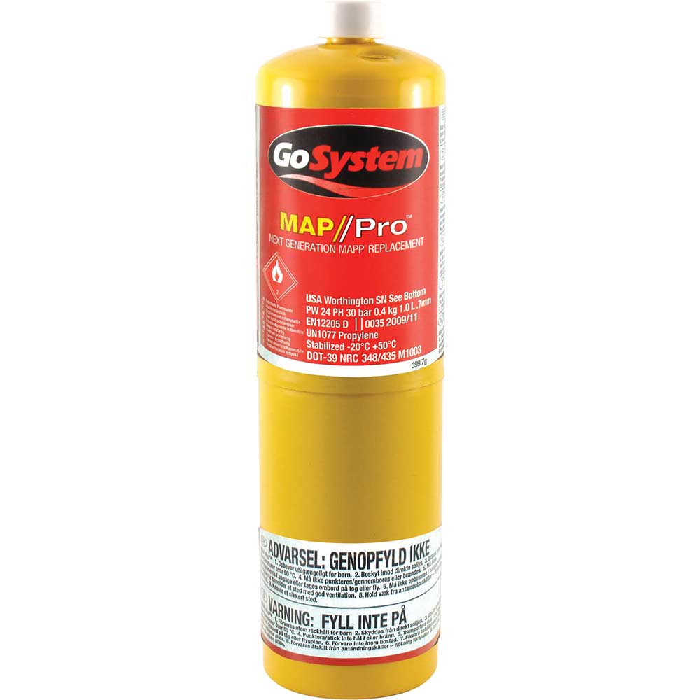Image of Faithfull Mapp Gas Cartidge with CGA600 Valve 400g