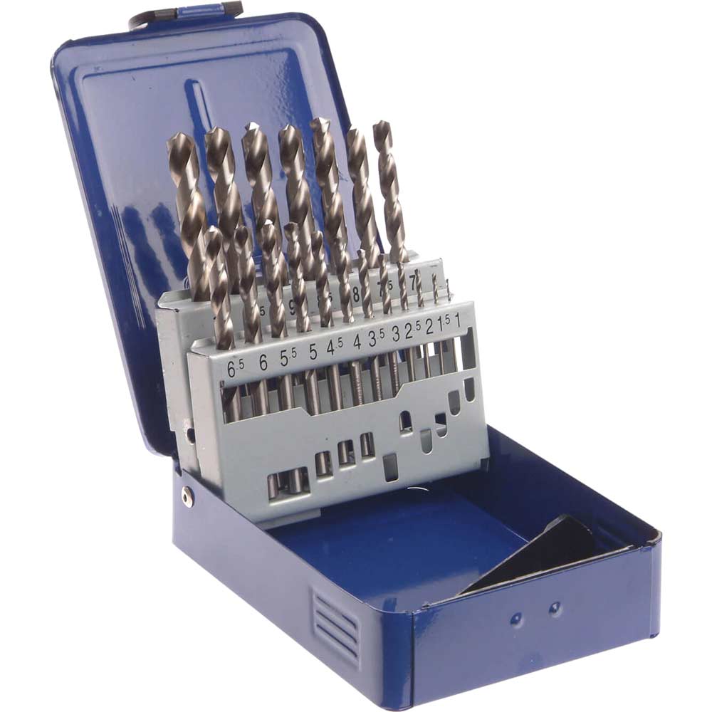 Image of Faithfull 19 Piece HSS Drill Bit Set 1 - 10mm