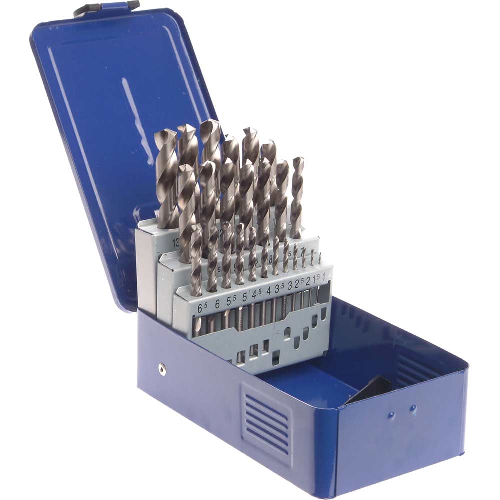 Faithfull 25 Piece HSS Drill Bit Set 1 - 13mm