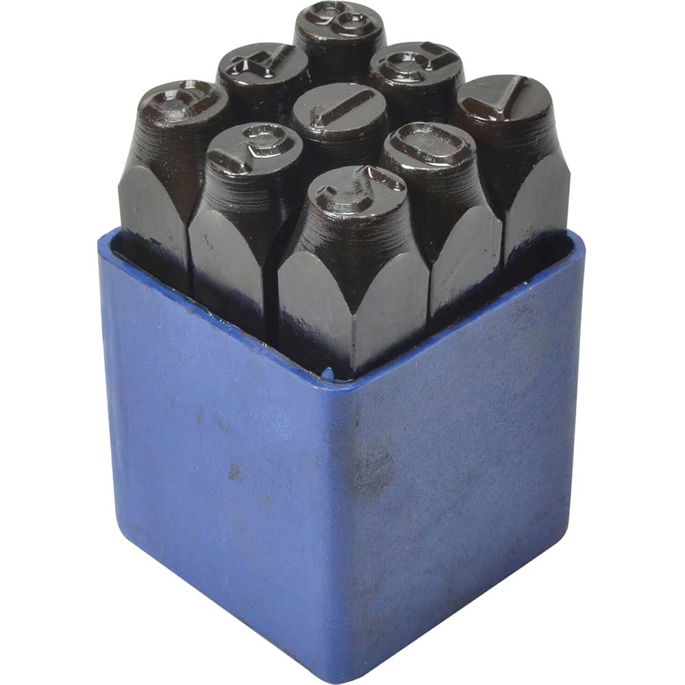 Image of Faithfull Number Punch Set 2mm