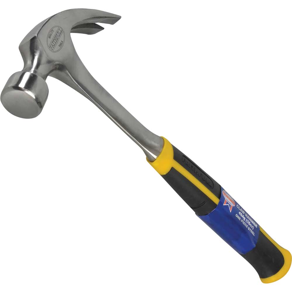 Faithfull One Piece All Steel Claw Hammer 16Oz