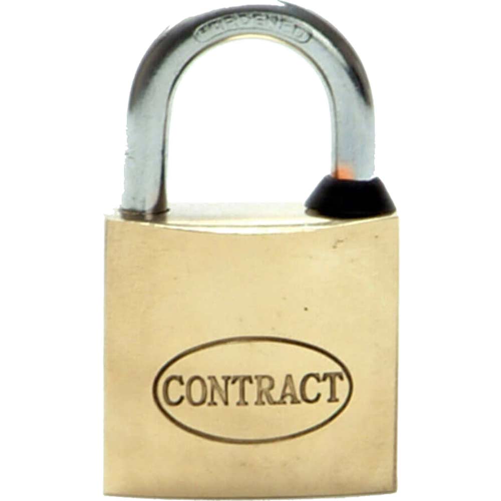 Faithfull Contract Padlock Brass 32mm