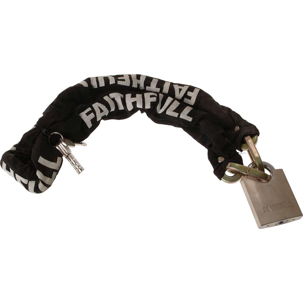 Image of Faithfull 1 Metre Heavy Duty Chain & Padlock