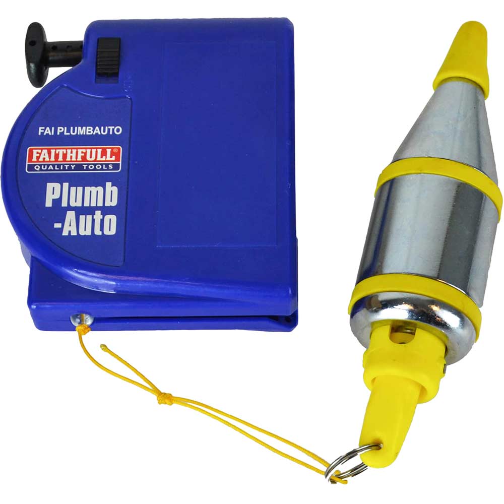 Faithfull Plumb Auto Automatic Plumbline 14oz