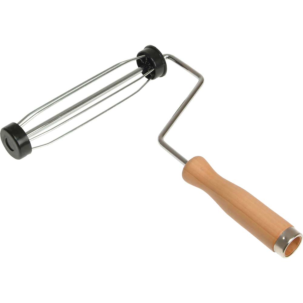 Image of Faithfull Paint Roller Frame 9&quot; x 1 3/4&quot; with Wooden Handle