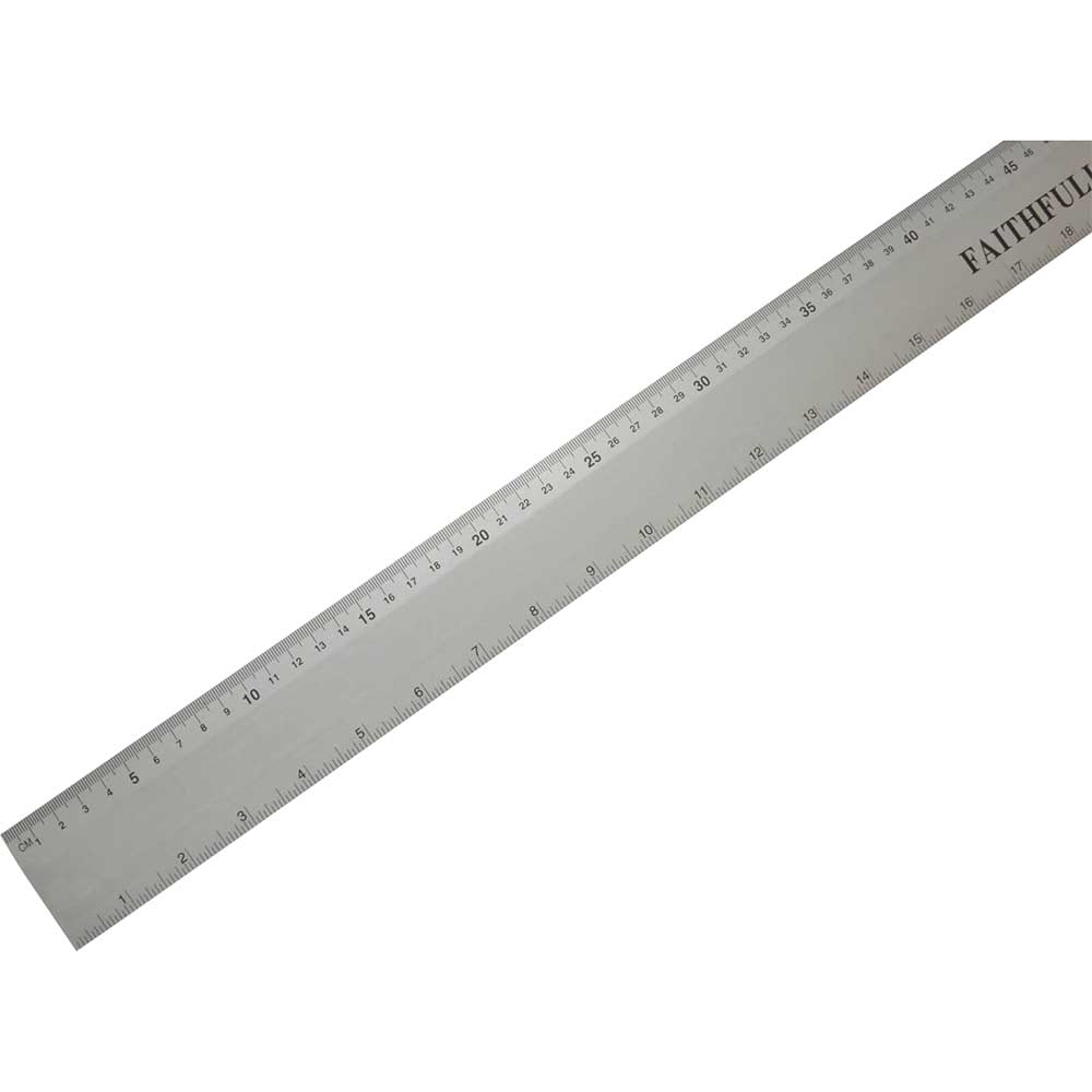 Image of Faithfull Aluminium Rule 1 Metre / 39&quot;