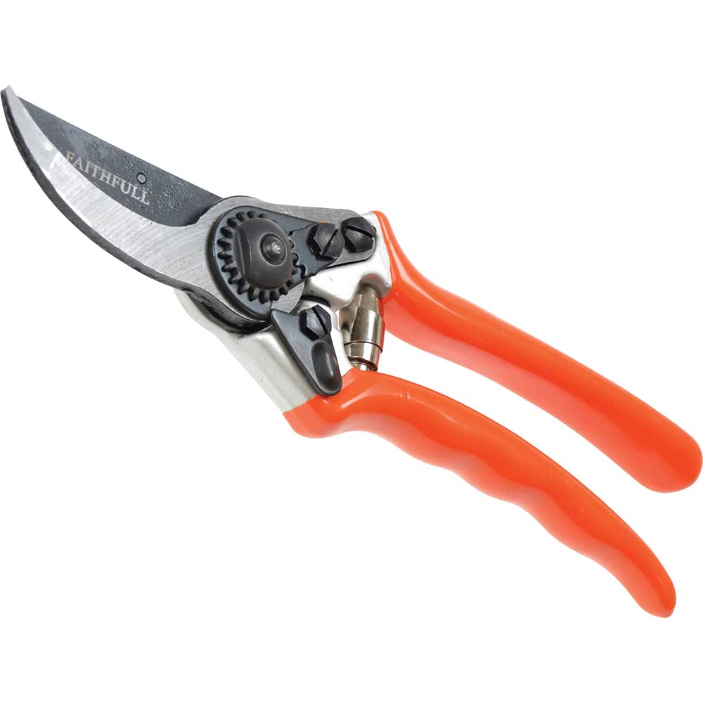 Faithfull Samurai 25mm Bypass Secateurs Traditional 215mm / 8 1/2"