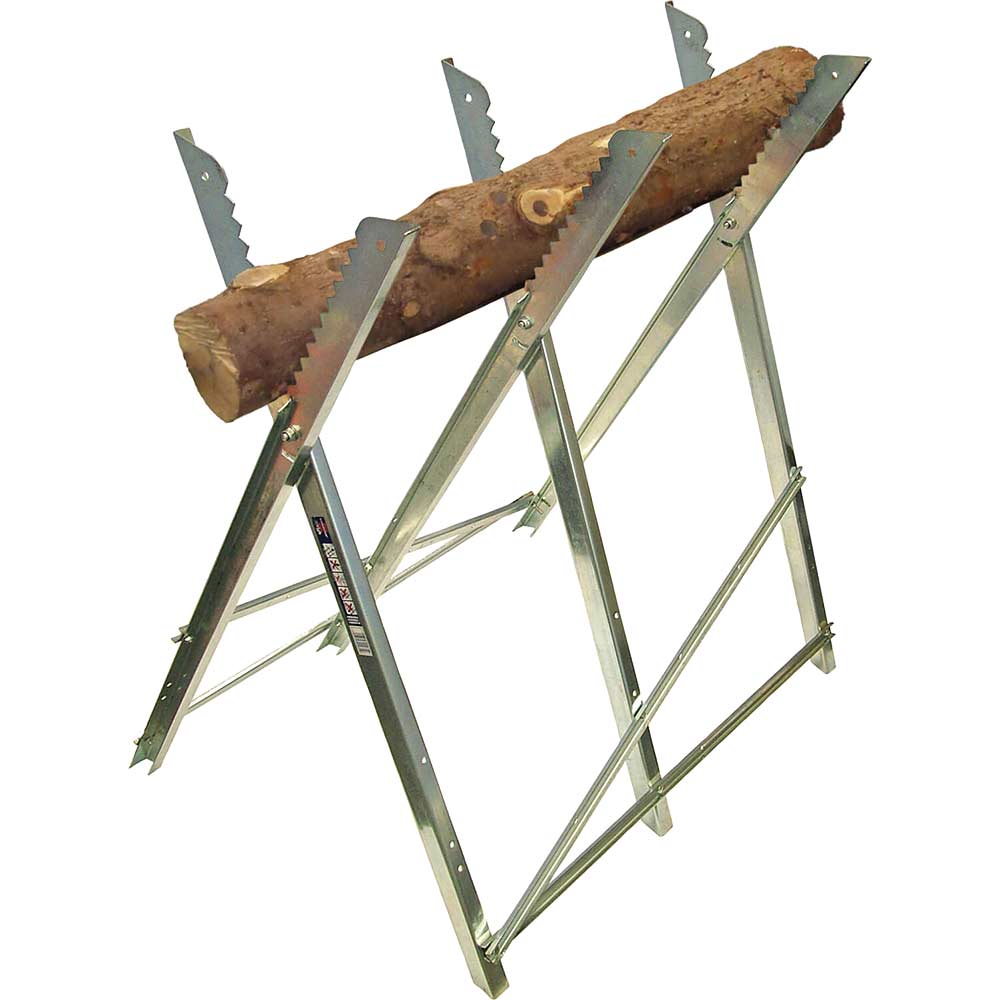 Faithfull Folding Galvanised Log Saw Horse