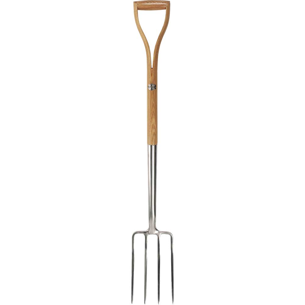 Faithfull Stainless Steel Garden Border Fork Y Handle