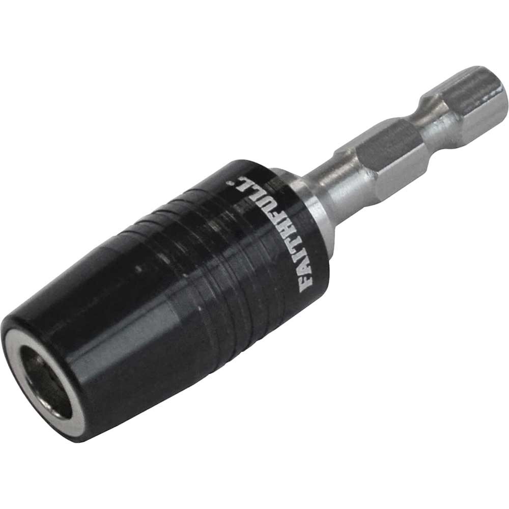 Image of Faithfull Magnetic Drywall Depth Adjustable Bit Holder 1/4&quot; Hexagon Drive