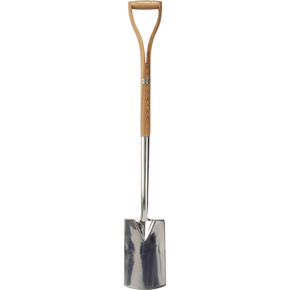 Faithfull Stainless Steel Garden Border Spade Y Handle