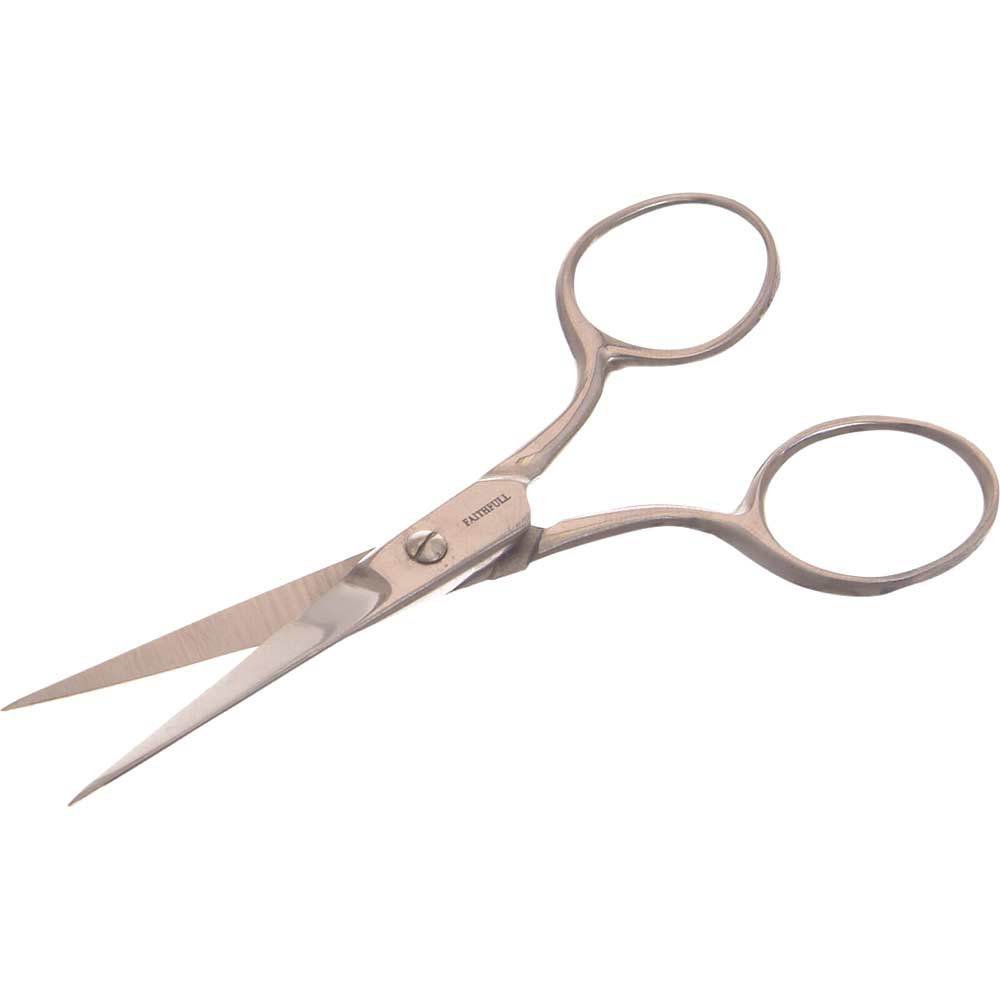 Image of Faithfull Embroidery Scissors Straight 4&quot;